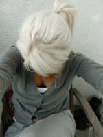 white hair