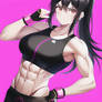 Black Haired Boxer Girl