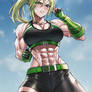 Sonya Blade with Abs 9 (Anime)