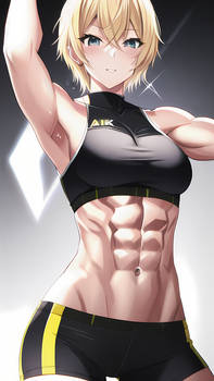 Blonde Fitness Girl 14