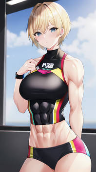 Blonde Fitness Girl 16