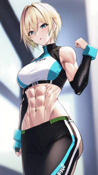 Blonde Fitness Girl 18