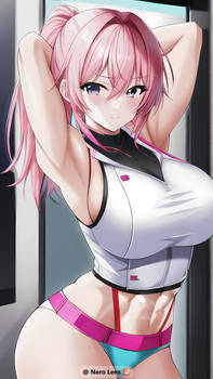 Pink Haired Nurse Girl 3