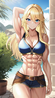 Blonde Archaeologist Girl