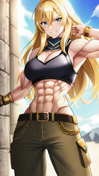 Blonde Archaeologist Girl 4