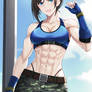 Jill Valentine with Abs 5 (Anime)