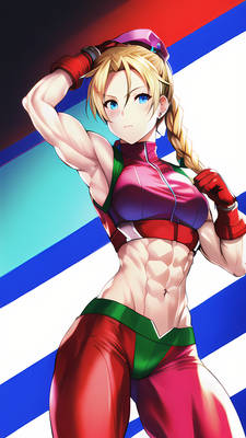 Cammy White with Abs (Anime)