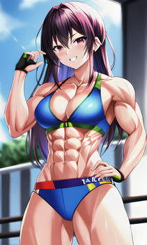 Taki with Abs 6 (Anime)