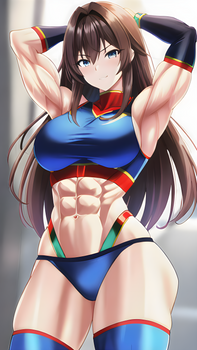 Brunette Bodybuilder Girl 3