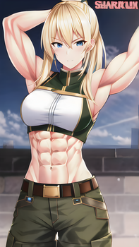 Blonde Military Officer Girl 3