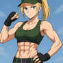 Sonya Blade with Abs (ChatGPT anime style)
