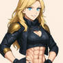 Black Canary with Abs (Injustice 2 anime style)