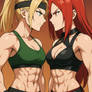 Sonya Blade VS. Kira (ChatGPT anime style)