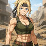 Sonya Blade with Abs 13 (ChatGPT anime style)