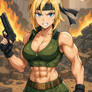 Sonya Blade with Abs 14 (ChatGPT anime style)