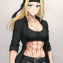 Sonya Blade with Abs 57 (ChatGPT anime style)