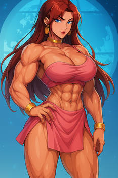 Giganta with Abs (ChatGPT anime style)