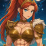 Teela with Abs 2 (ChatGPT anime style)
