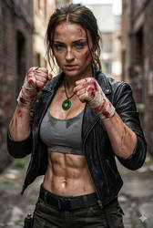 Sophie Turner as Lara Croft 2
