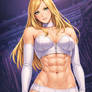 Emma Frost with Abs 11 (ChatGPT anime style)