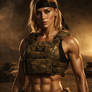 Sonya Blade with Abs 2 (ChatGPT Realistic Style)