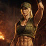 Sonya Blade with Abs 6 (ChatGPT Realistic Style)