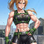 Sonya Blade with Abs 2 (Gemini anime style)