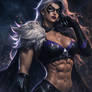 Black Cat with Abs (ChatGPT Realistic Style)