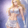 Emma Frost with Abs 17 (ChatGPT anime style)