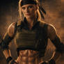 Sonya Blade with Abs 27 (ChatGPT Realistic Style)