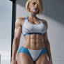 Emma Frost with Abs 13 (ChatGPT Realistic Style)