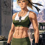 Sonya Blade with Abs 116 (ChatGPT anime style)