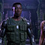 Wesley Snipes as Jax and Sharon Stone as Sonya