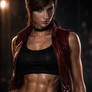 Claire Redfield with Abs (ChatGPT Realistic)