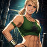 Sonya Blade with Abs 118 (ChatGPT anime style)