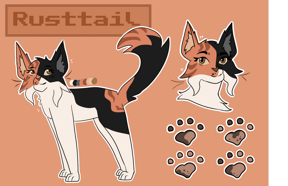 Rust Tail Rusttail Ref Sheet by LuchsArtss by LuchsArtss on DeviantArt