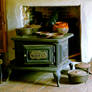 antique stove