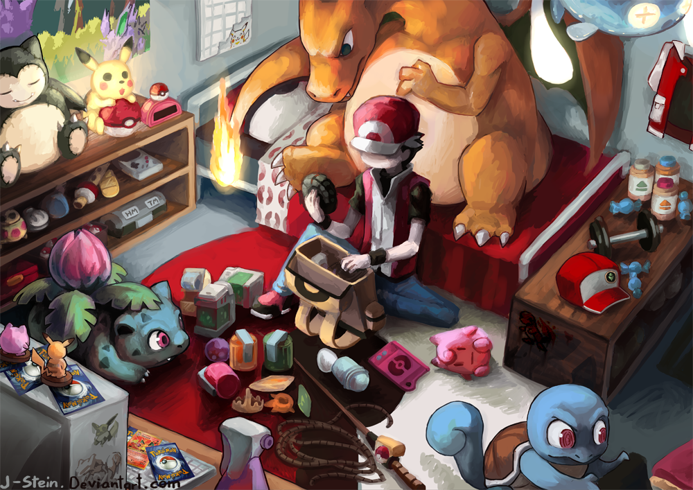 Red Pokemon Fanart by Djinntan on DeviantArt