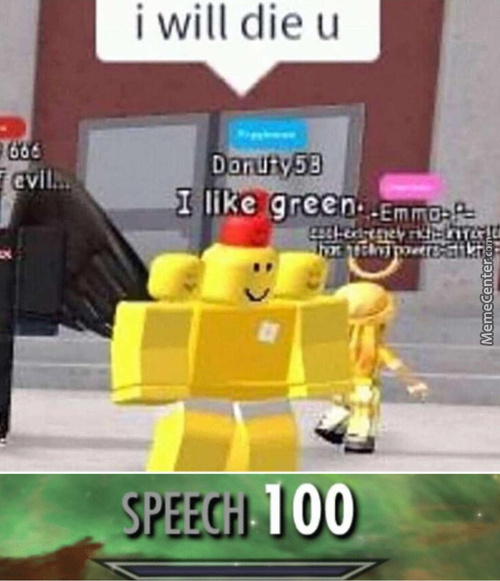 Roblox 100 Speech By Delightfuldiamond7 On Deviantart - roblox vltimate tokes for kidsi over 100 funny memes roblox