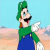 Luigi OVER THERE Emoticon