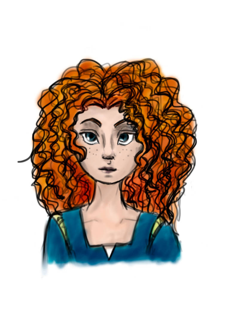 Merida (colour) by Earr2 on DeviantArt