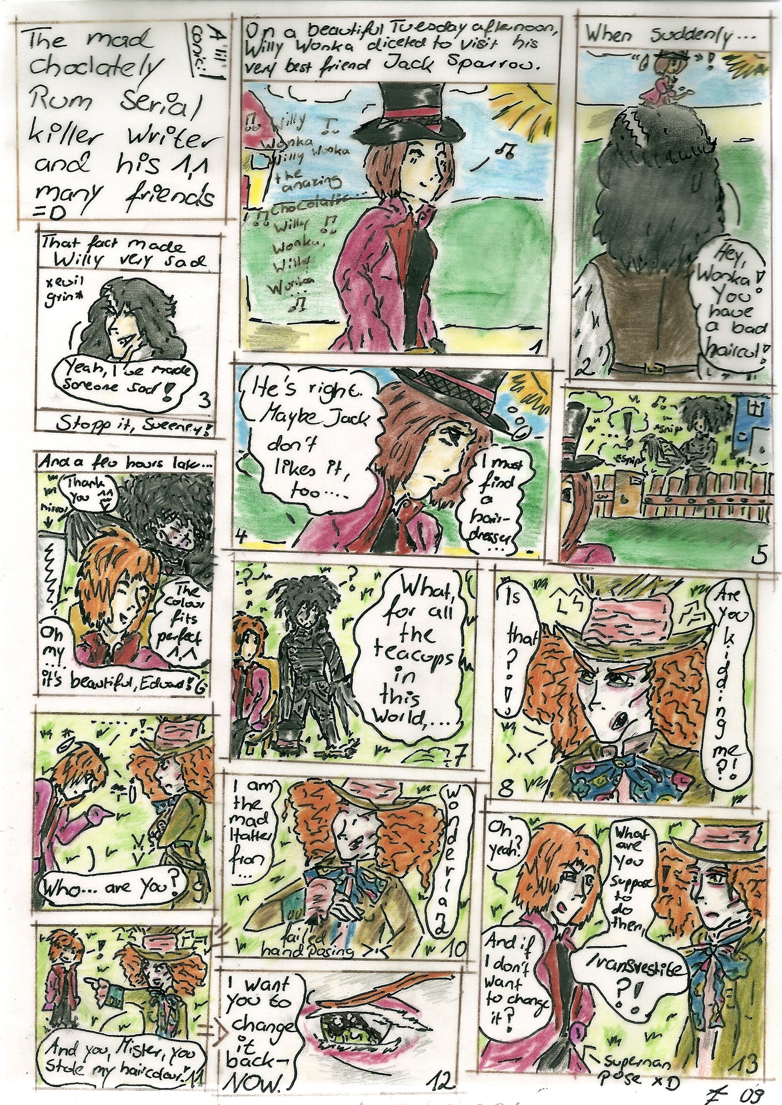 JDcomic: The mad chocolatly... by Raspberrys-heartbeat on DeviantArt