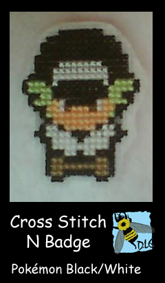 Cross Stitch N Badge