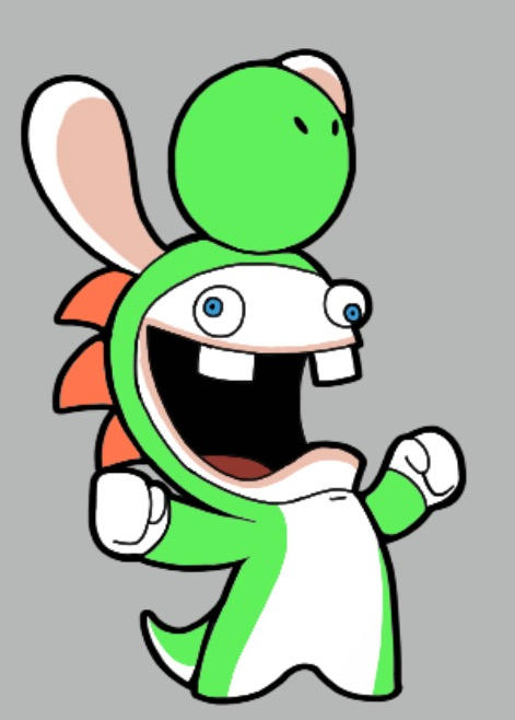 Rabbid Yoshi ( Mario + Rabbids Kingdom Battle ) by TheKingOfScares on ...