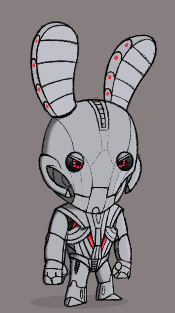 Ultron Catholic Rabbit Rabbid Ultron by TheKingOfScares on DeviantArt