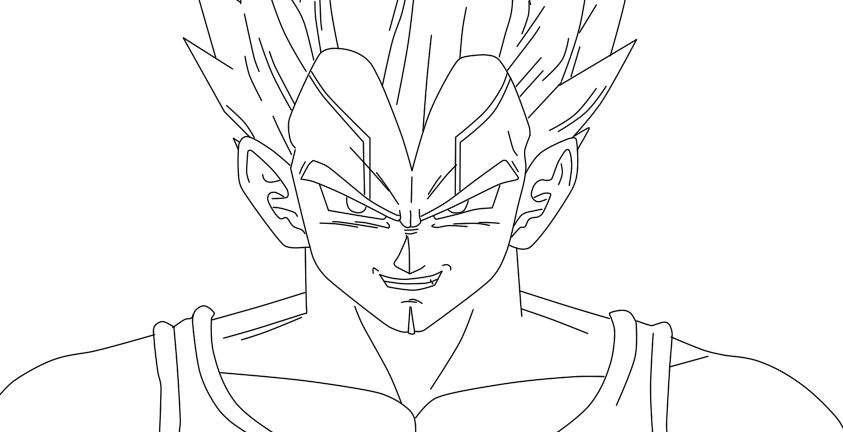 Baby Vegeta Lineart by Bugha1 on DeviantArt