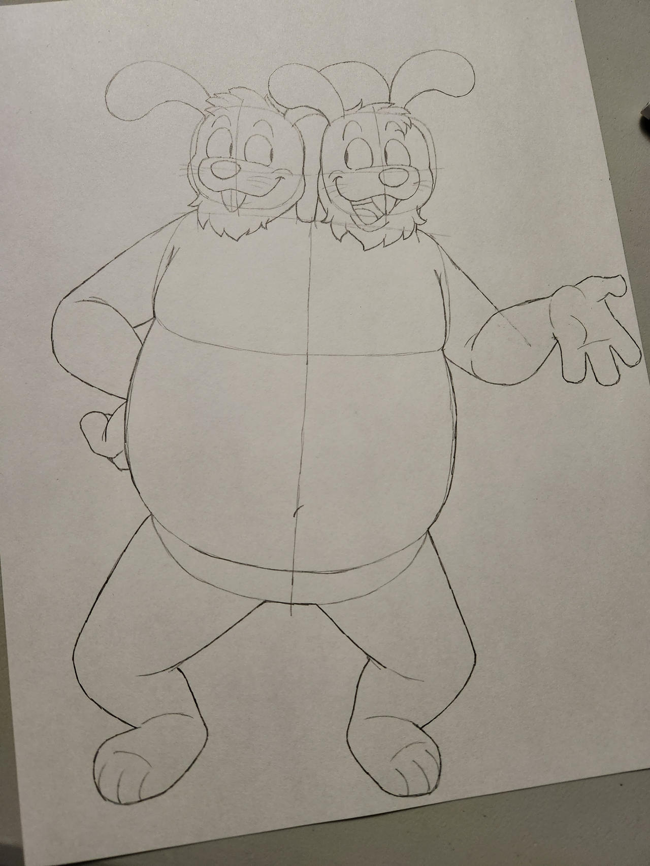 Two Headed Bunny Bear by twoodland1994 on DeviantArt