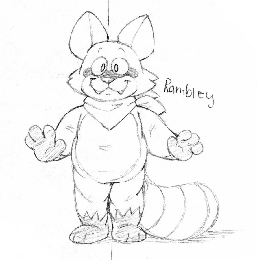 Rambley Raccoon Fanart by ASteamEngine on DeviantArt