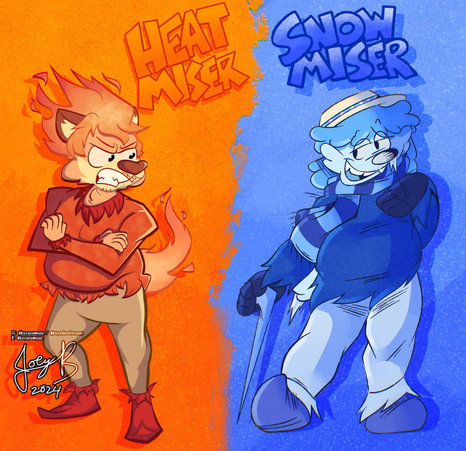 Snow and heat miser collab by ASteamEngine on DeviantArt
