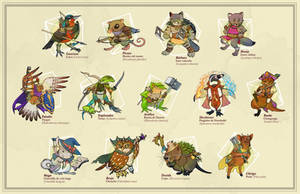 Chilean animals dnd classes